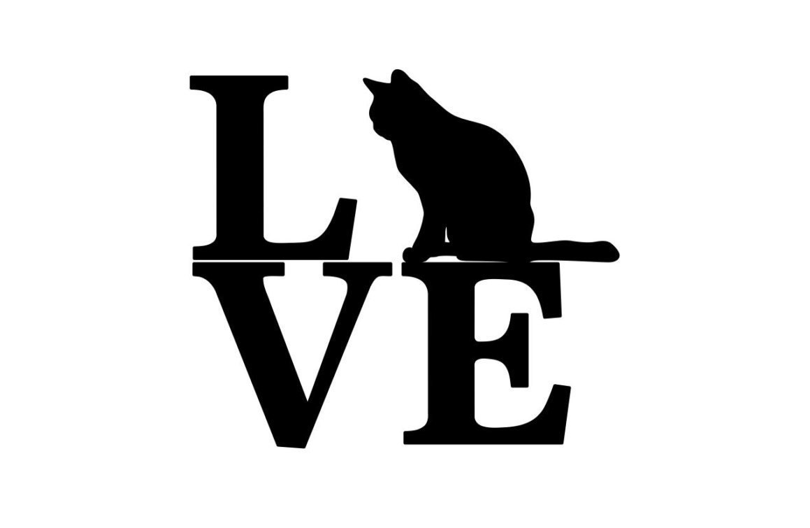 Love Cats Decal Sticker Cat kitten Car Decal Vinyl Stickers