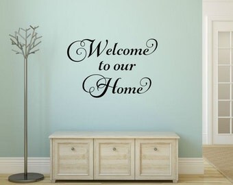 Welcome Wall Decor welcome to our home | etsy Welcome Wall Decor welcome to our home | etsy