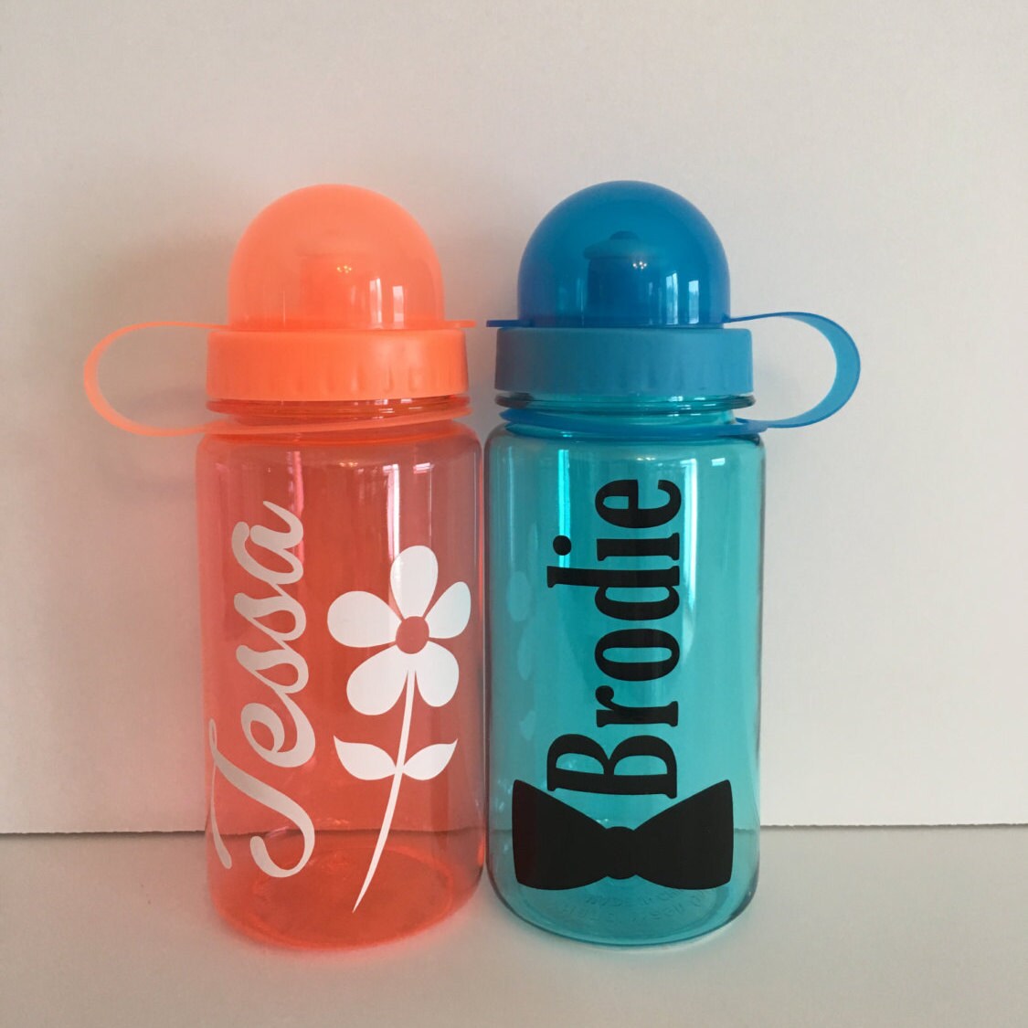 Personalized Ring Bearer Plastic Water Bottle by KissMasonJars