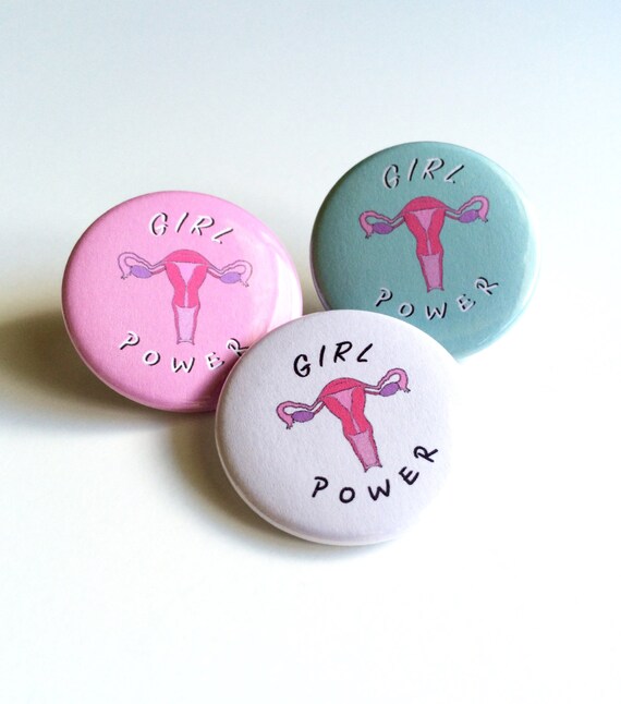 Girl Power Pin Uterus Pin Feminism Pin Feminist Pin Female 9369