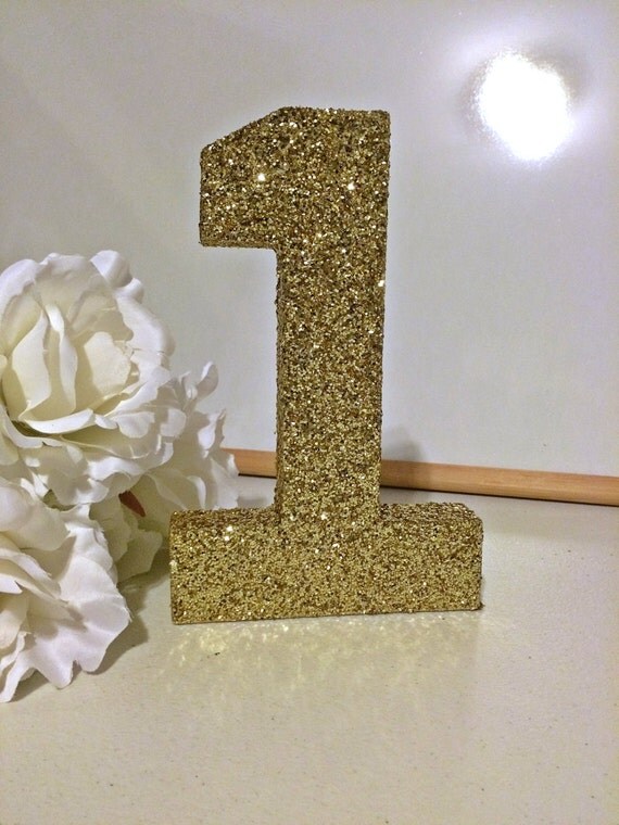 8inch Number 1 One 1st Birthday 1st by EverydayDesignEvents