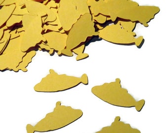 Yellow Submarine confetti, Beatles party, teen birthday ideas, musician wedding, fun party supplies, 100 CT, 1960s, 1970s