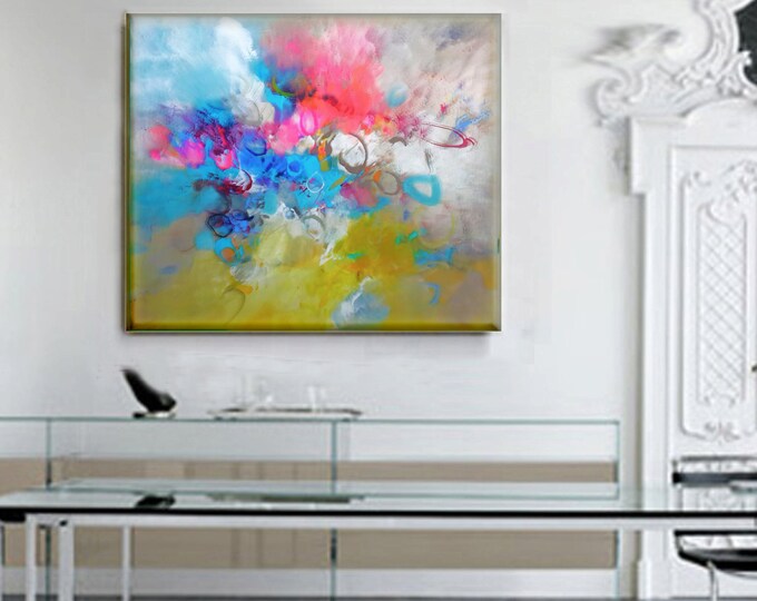 Modern Art Abstract Painting, Original Painting Canvas Art, Abstract Painting Canvas Art, Living Room Art, Large Abstract Paintin