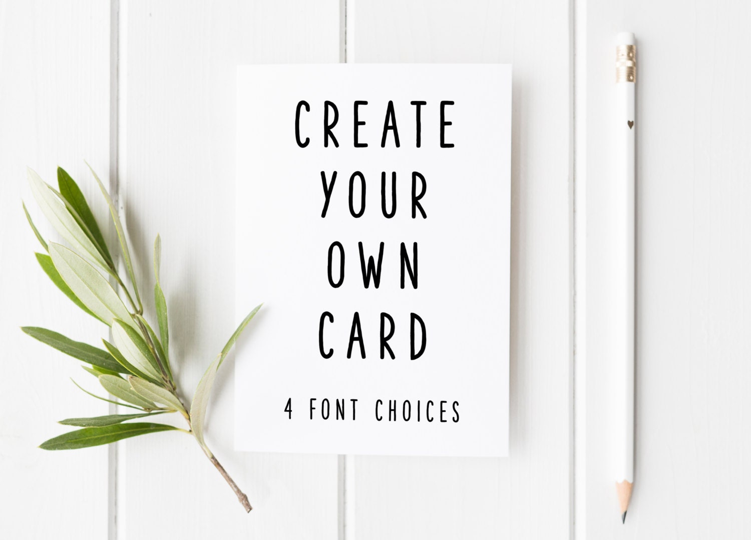 Create Your Own Card Personalised Card Custom Birthday Card