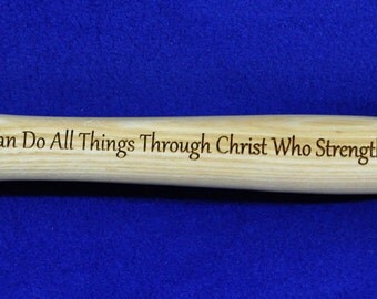 Christian Gift ~ Gift For Pastor ~ Gift For Clergy ~ Church Gifts ~ Engraved Gift For Pastor ~ Engraved Hammer ~ Bible Verse Gift ~ Jesus ~