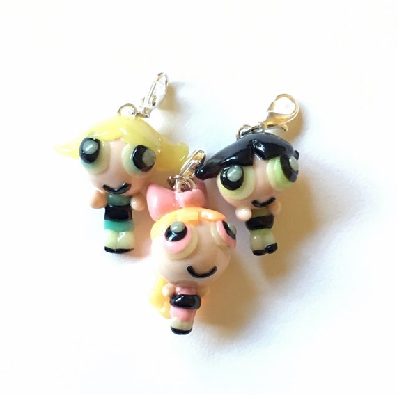 POWERPUFF GIRLS charm pack inspired by the by