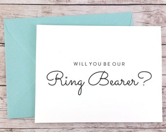 Will You Be Our Ring Bearer Card, Will You Be My Ring Bearer Card, Wedding Card- (FPS0016)