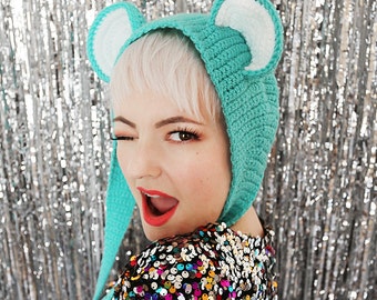 Mint Green Bear Ears Headband