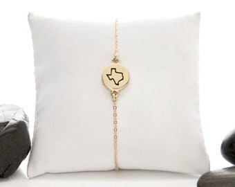 Texas, Texas Jewelry, Texas Charm, State Jewelry, Texas State, Texas Bracelet, Lone Star State, State, State of Texas, I Love Texas, b246mB