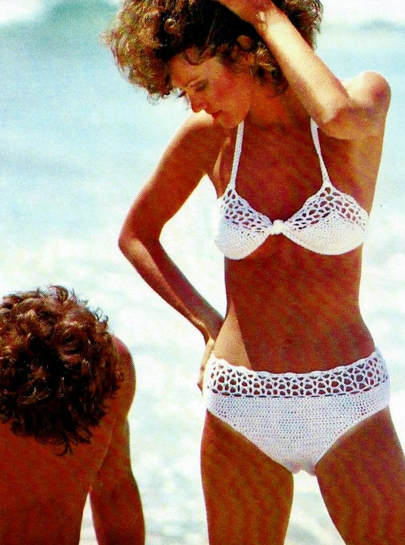 Bikinis for women with crochet border