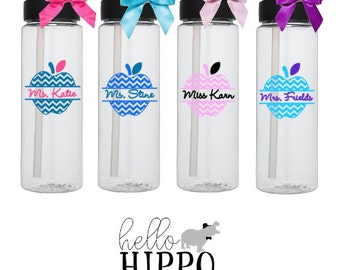 Personalized Teacher Water Bottle /Personalized Teacher Gift/Custom Teacher Appreciation Gift