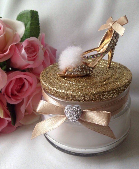 High Heel CandleShoe Candle Glitter CandleGirls Room by Joyeriauk