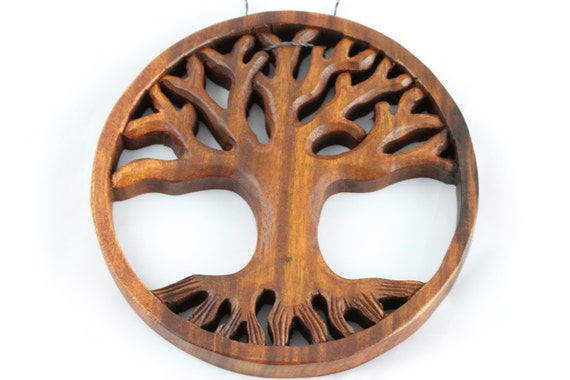 Tree of Life Wall Hanging Hand Carved wooden Tree of Life