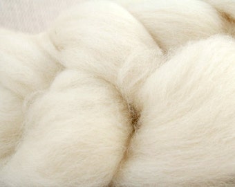 Naked BFL Roving Top Braid - wool roving