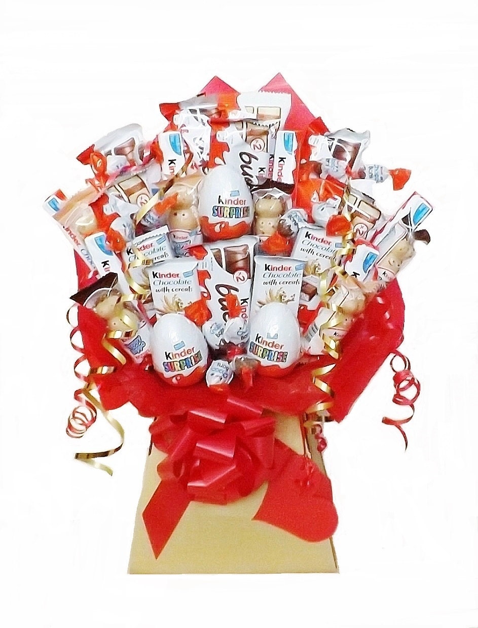 Kinder Chocolate Bouquet Sweet Hamper Christmas