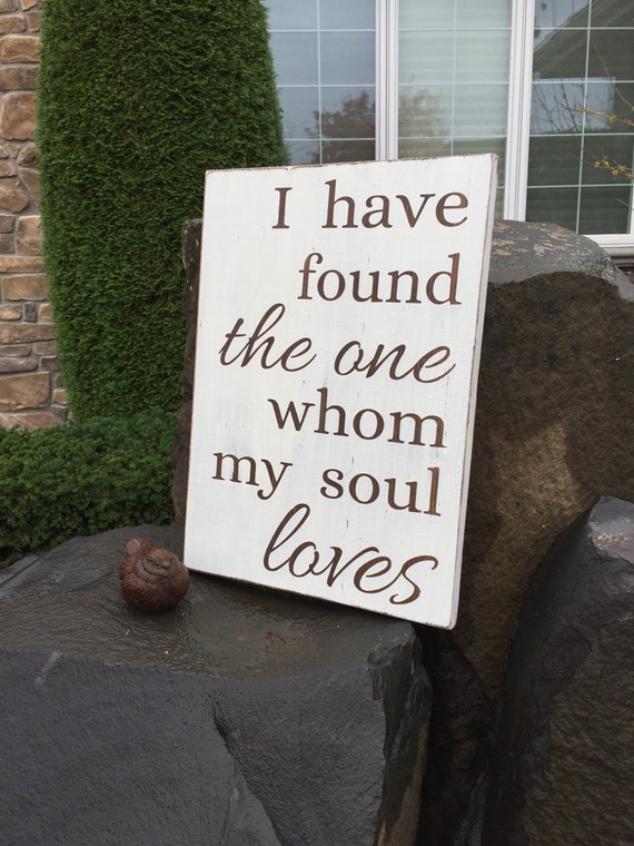 Download Items similar to I Have Found the One Whom My Soul Loves ...