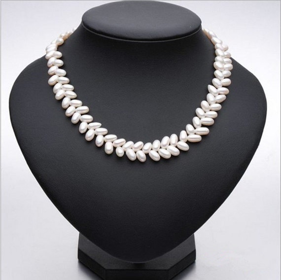 Genuine Cultured Freshwater Pearl 6-7mm Pearl Necklace Wedding