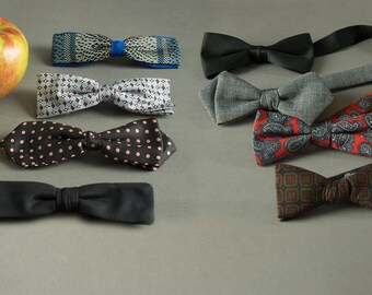Vintage 50's - 60's Men's Bow Ties,Gentlemen's Bow Tie Collection, Vintage 50's Ties