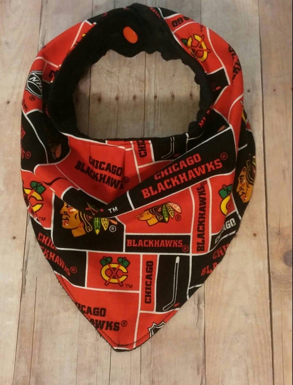 Chicago Blackhawks NHL bandana bib