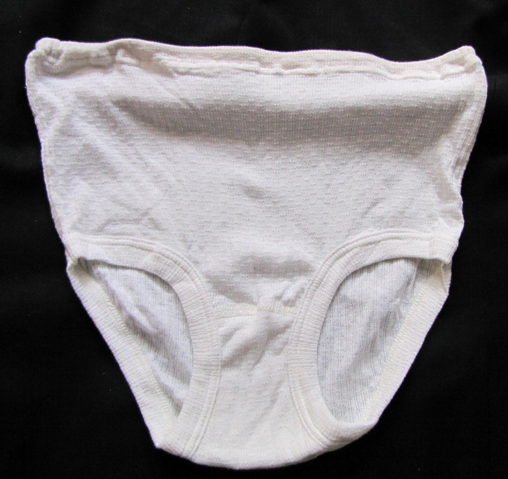 woman (girl) white panties. size M-L. vintage ussr – Haute Juice