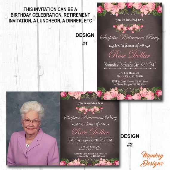 60Th Birthday Party Invitations For Her 6