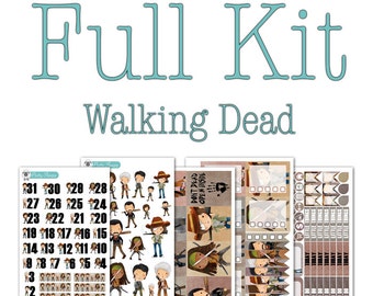 The Walking Dead Collection - Disney Planner Stickers