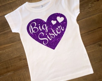 Big Sister Shirt heart