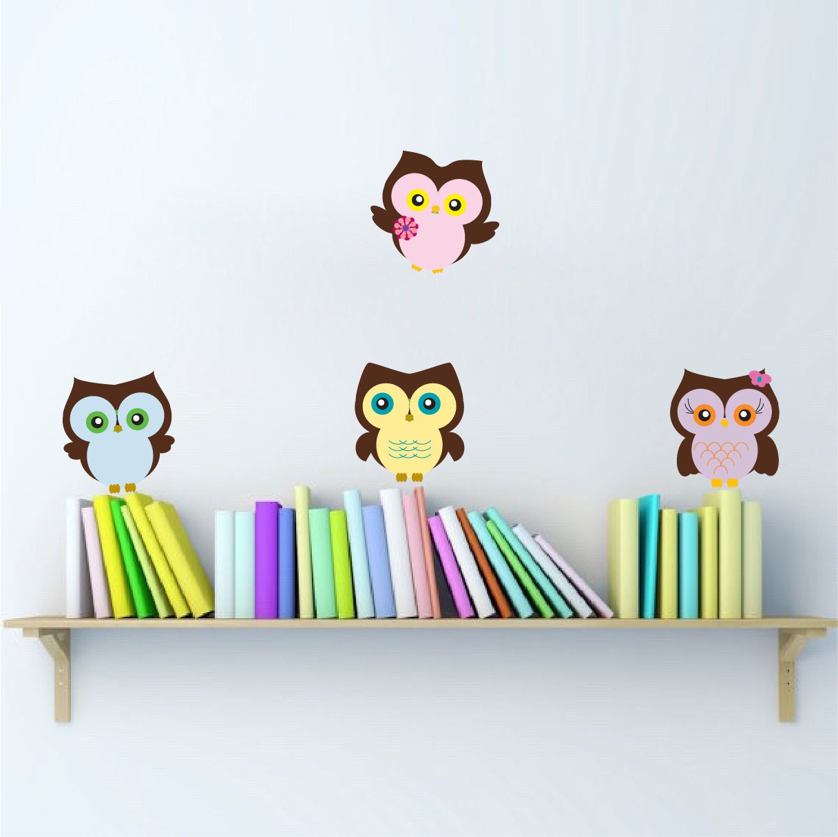 Nursery Owl Wall Decals Peel and Stick Owls Owls Wall Sticker