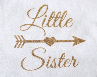 Unique big sister iron on related items | Etsy