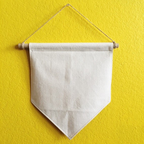 Blank Canvas Banner // Wall Hanging // Wall Banner // Small