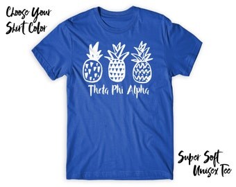 Theta Phi Alpha Pineapple Trio Choose Your TShirt Color!