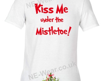 Items Similar To Kiss Me Under The Mistletoe - Graphic Design - DIY ...