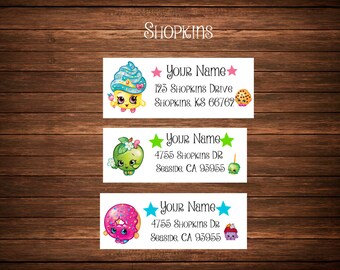 Shopkins labels | Etsy