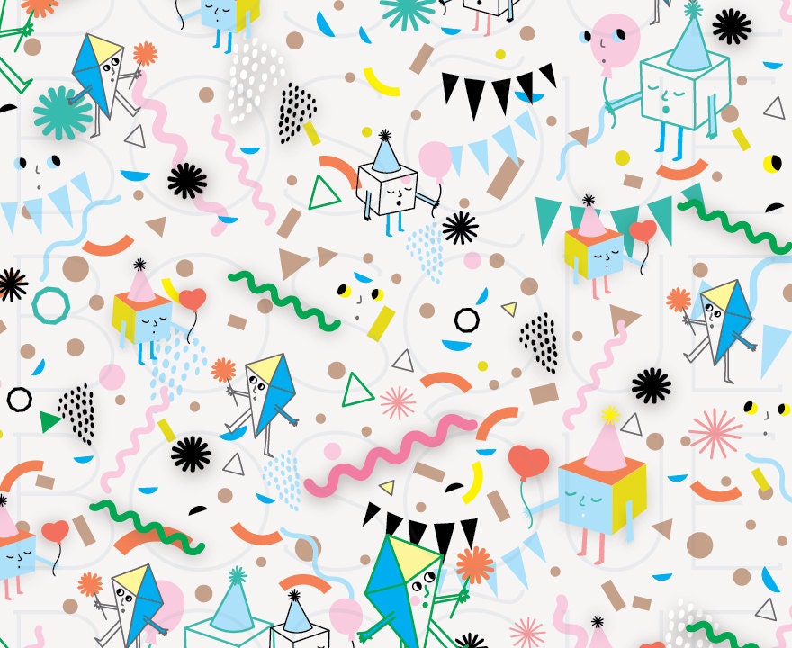 Printable Paper Sheet 12 X 12 Birthday Scrapbooking Paper 