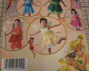 Simplicity, 2559, Toddler, Costume, Disney, Fairy, Tinkerbell, Silvermist, Rosetta, Iridessa, Fawn, Mailed From Canada