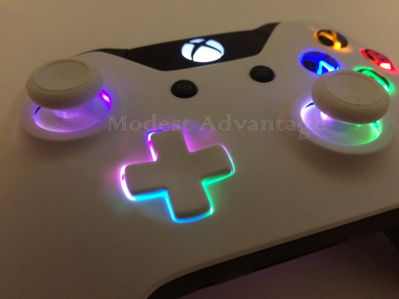 Xbox One controller underglow LED installation