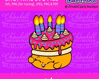 Shopkins Wishes svg cutting file | inspired by Shopkins | png jpeg pdf | instant download | Silhouette Cameo / Portrait, Cr