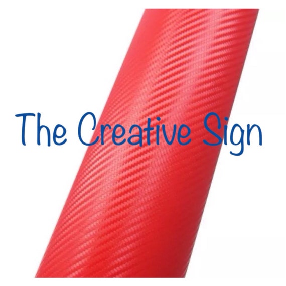 Vinyl 3D Carbon Fiber Vinyl Decals Stencil by TheCreativeSign