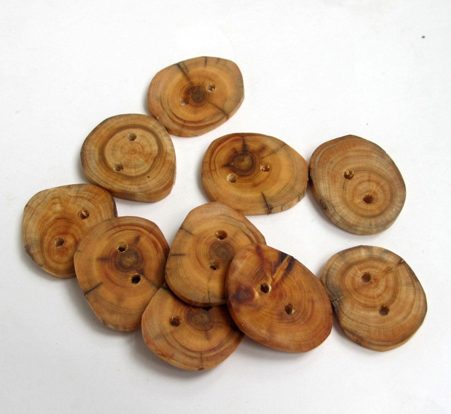 Rustic Wooden Buttons 8