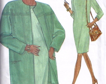 Misses' Petite Jacket & Dress / Veste et robe pour jeune femme - Very Easy Very Vogue no 8422