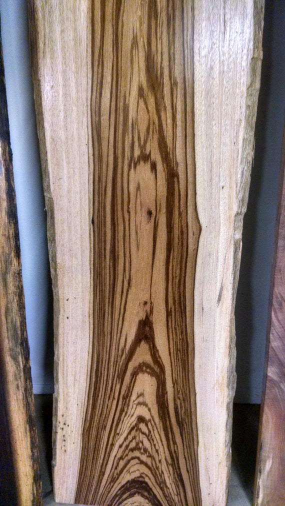 Live Edge Zebrawood Slabs Fully Finished
