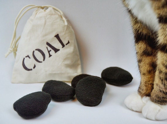 Bag o' Catnip Coal Lumps Cat Toy