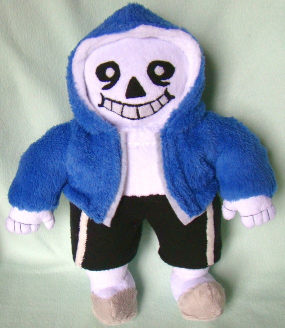 Sans Plush Inspired by Undertale Made to Order