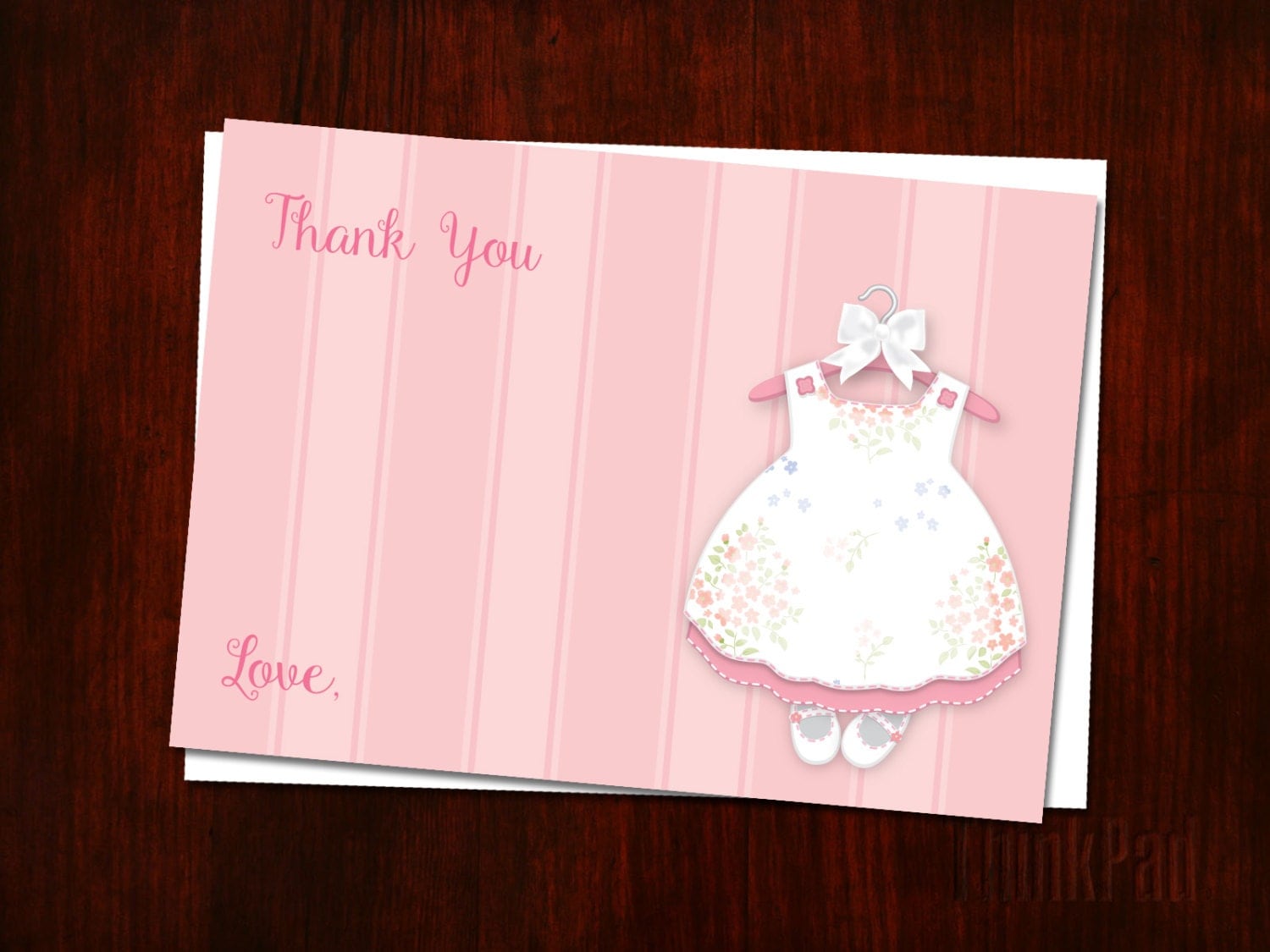 thank you notes for baby shower