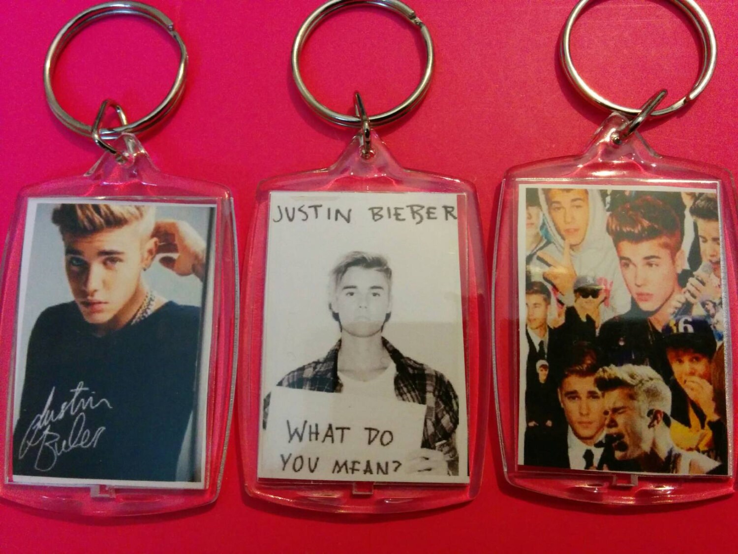 Justin Bieber unique Purpose tour dates keychain personalised