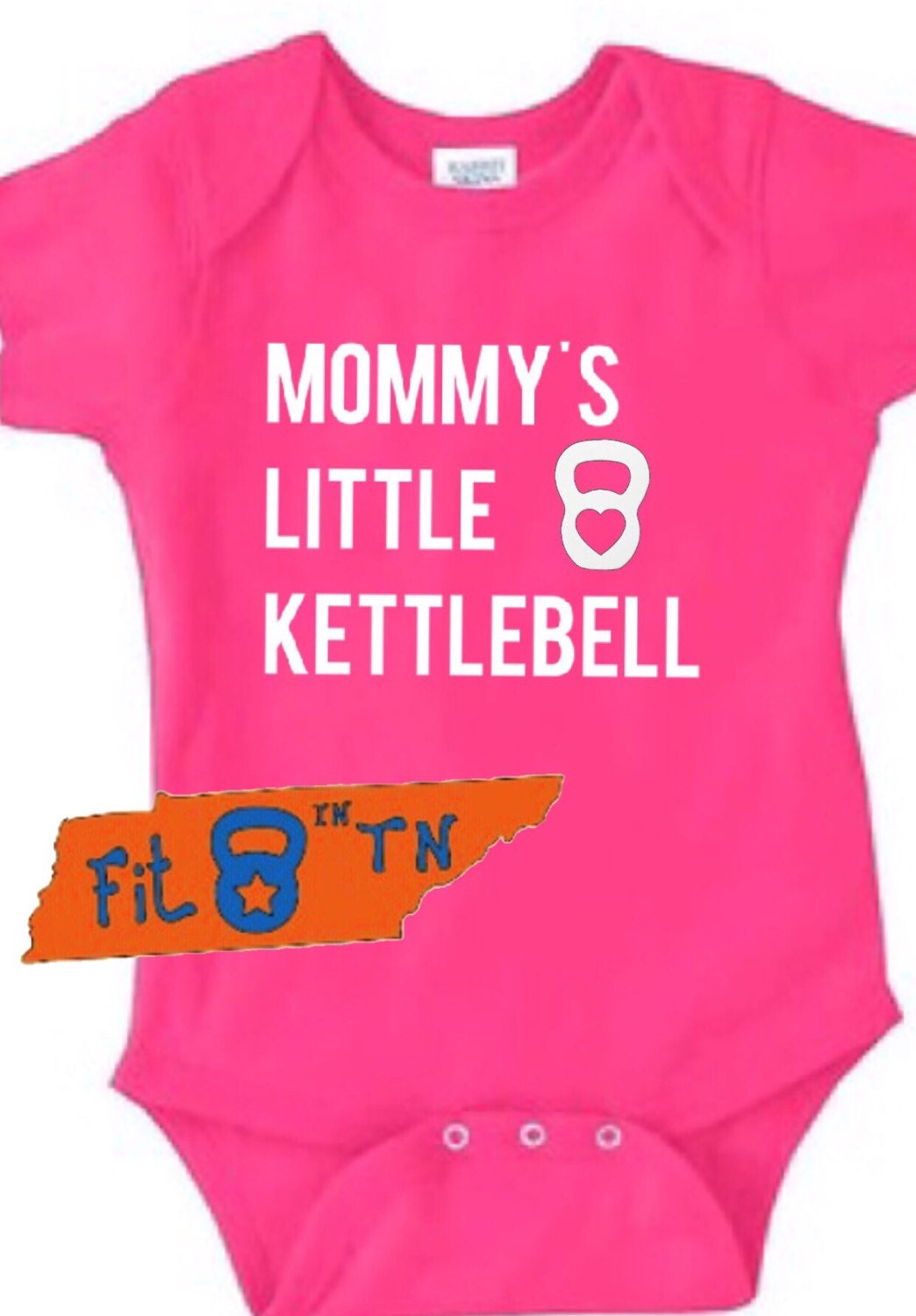 Workout Fitness MOMMY'S LITTLE KETTLEBELL Fitness Onesie