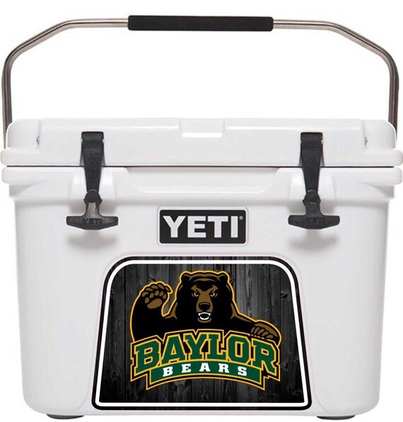 Baylor YETI Roadie or Tundra Cooler Wrap Decal. Custom Yeti