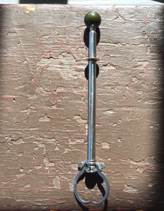 Vintage Bakelite & Chrome Ice Cube Tongs Art Deco by a2vVintage