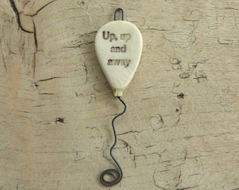 Balloon pendant 'up, up and away'