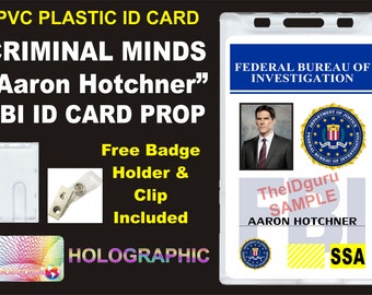 Fbi badge id card  Etsy